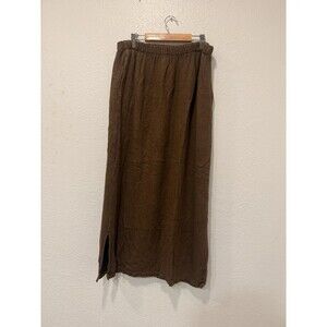 Women's Vintage CP Shades Brown Long Skirt With Pockets Sz Medium